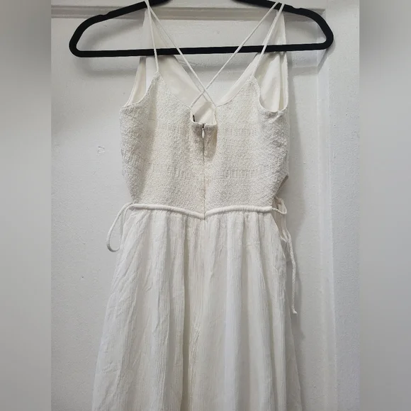 Zara White Cut Out Dress - Picture 3 of 8